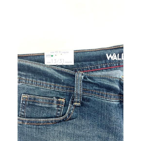 Wall Flower Junior Jeans Curvy High Rise Distressed Ankle Size 0 / 24  NWT - Picture 4 of 4